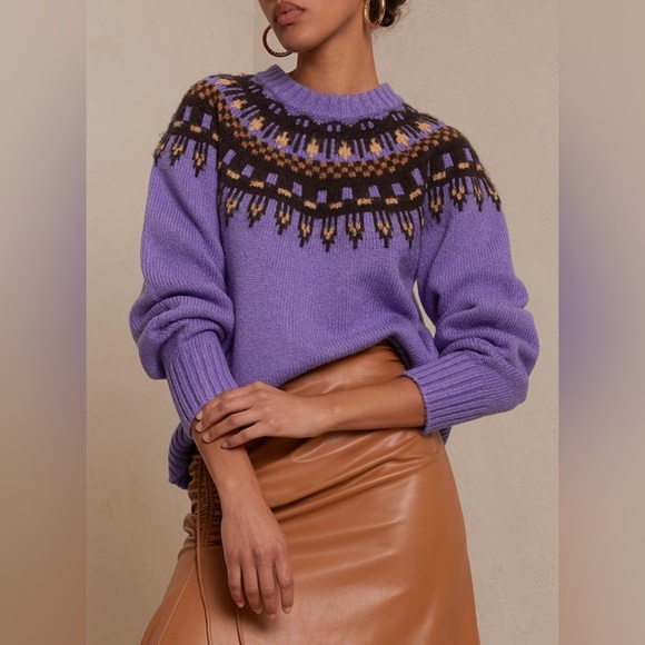 A.L.C. Sweaters - A.L.C. Oakley Amethyst Pullover Crew Neck Sweater size XS